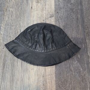 Wilsons Leather Black Bucket Hat